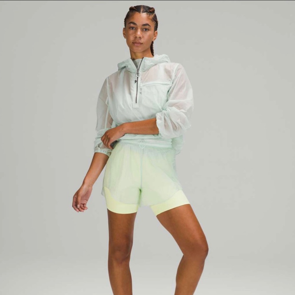 Lululemon Step Out High Rise Short NWT Ocean Air Size 4 - Picture 6 of 17